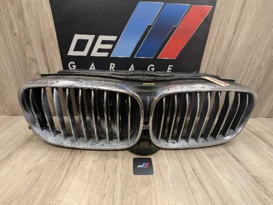 16-19 OEM BMW G12 740 750 M Front Upper Kidney Grille Air Flap Intake Shutter