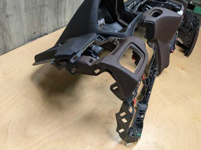 16-19 OEM BMW F48 X1 28i 28iX Dashboard Cover Trim Dash Panel BLACK/BROWN