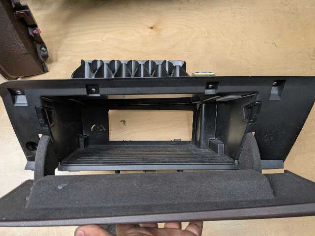 16-19 OEM BMW F48 X1 28i 28iX Dashboard Cover Trim Dash Panel BLACK/BROWN