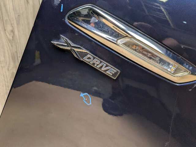 *11-16 OEM BMW F10 528 535 550 Right Passenger Side Fender Panel Blue A89