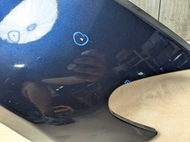 *11-16 OEM BMW F10 528 535 550 Right Passenger Side Fender Panel Blue A89