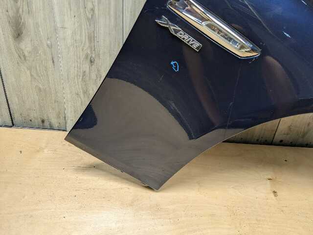 *11-16 OEM BMW F10 528 535 550 Right Passenger Side Fender Panel Blue A89