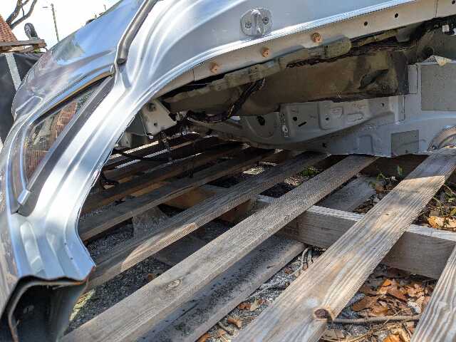 OEM BMW F16 F86 X6 X6M Rear Left Driver Side Quarter Panel Frame Cut Silver A83