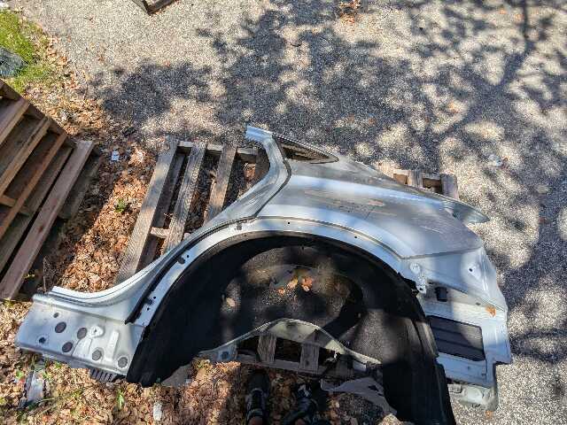OEM BMW F16 F86 X6 X6M Rear Left Driver Side Quarter Panel Frame Cut Silver A83