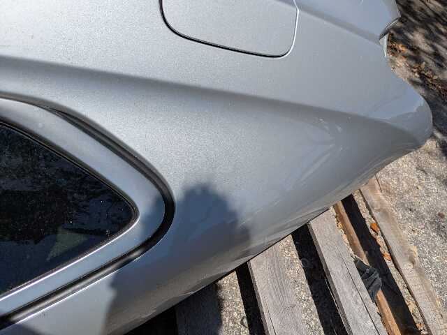 OEM BMW F16 F86 X6 X6M Rear Right Passenger Side Quarter Panel Frame Cut Silver