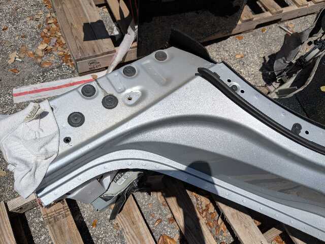 OEM BMW F16 F86 X6 X6M Rear Right Passenger Side Quarter Panel Frame Cut Silver