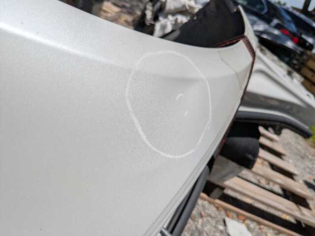 *15-20 OEM BMW F80 M3 Rear Left Driver Side Quarter Panel Frame Cut White A96