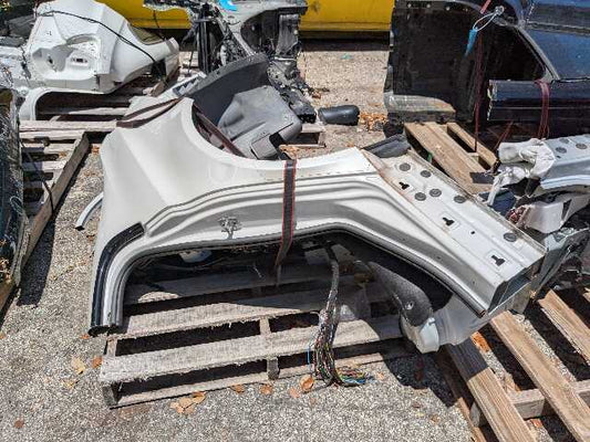*15-20 OEM BMW F80 M3 Rear Left Driver Side Quarter Panel Frame Cut White A96
