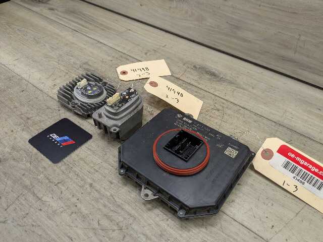 17-20 OEM BMW F90 G30 M550 M5 Left Driver Headlight DRL Ballast Module SET