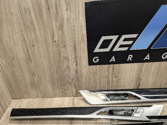 OEM BMW G11 G12 740 750 Front Rear Left Right Door Panel Card Wood Trims SET (4)