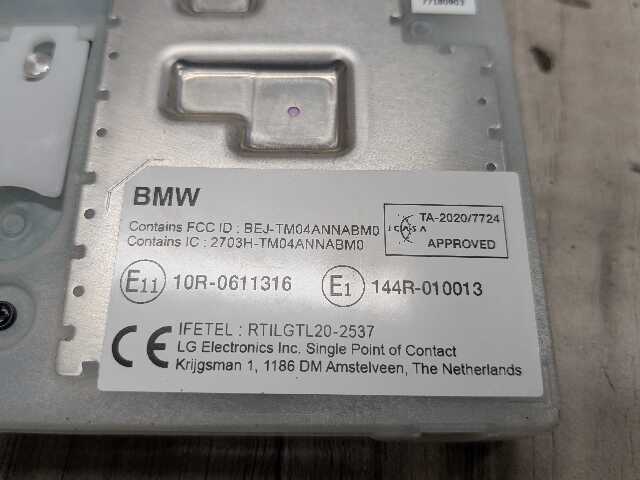 OEM BMW F74 G05* G20* G22 G26 G42 G45 G70 G80 U11 Telematics Control Module Unit