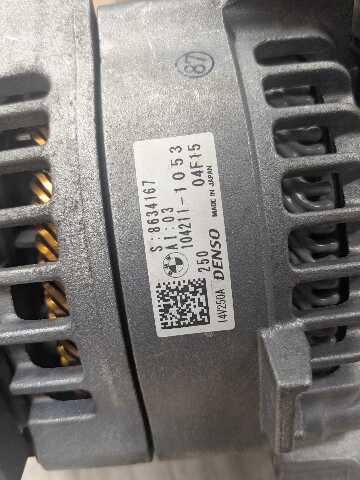 *OEM BMW G01 G05 G16 G20 G26 G30 G42 Engine B46 B58 Alternator Generator 250A