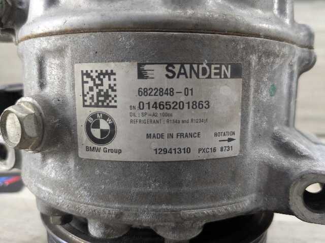 OEM BMW F90 F93 G05 G07 G12 G16 G30 AC Compressor Clutch Pump W/ Pulley N63 S63