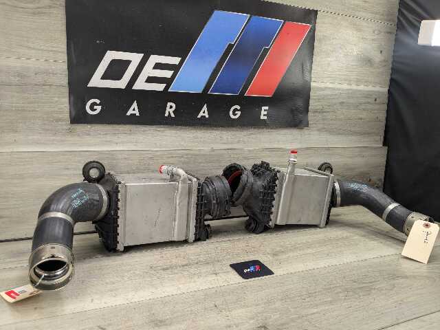 16-19 OEM BMW G30 M550 G12 750 N63R Turbocharger Intercooler Air Cooler SET