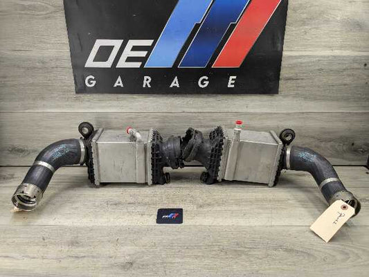 16-19 OEM BMW G30 M550 G12 750 N63R Turbocharger Intercooler Air Cooler SET