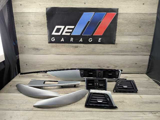 12-20 OEM BMW F30 F32 F36 ALUMINUM Interior Dash Door Center Console Trim SET