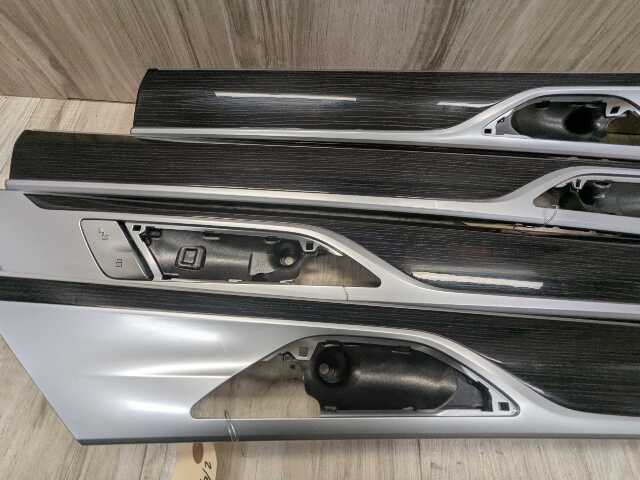16-19 OEM BMW G11 G12 740 750 M760 Front Rear Left Right Door Trims SET (4)