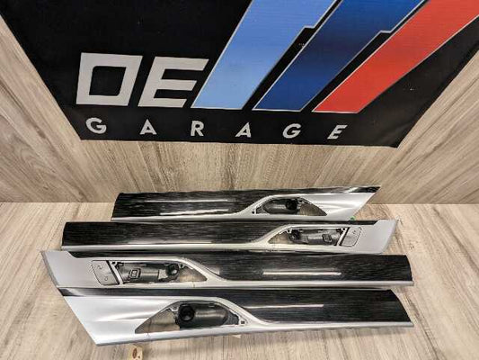 16-19 OEM BMW G11 G12 740 750 M760 Front Rear Left Right Door Trims SET (4)
