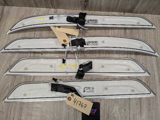 16-19 OEM BMW G11 G12 OEM Door Sills M Trim Illuminated Entry Panels Kit SET*