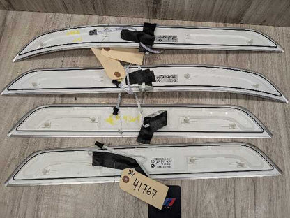 16-19 OEM BMW G11 G12 OEM Door Sills M Trim Illuminated Entry Panels Kit SET*