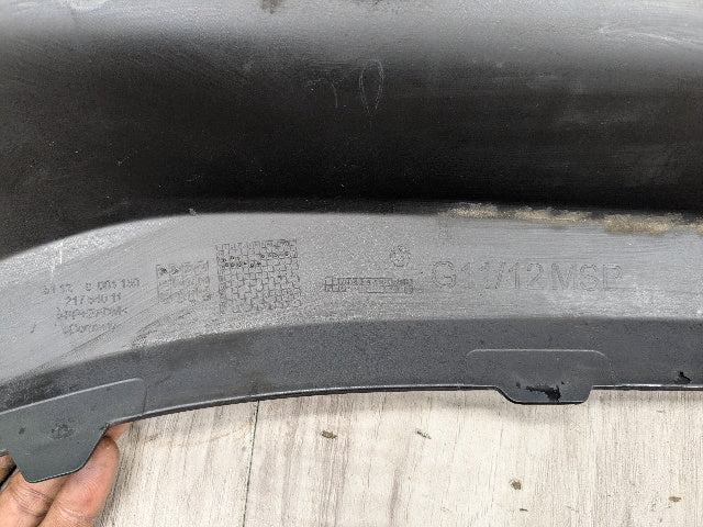 *16-19 OEM BMW G11 G12 740 750 M760 M SPORT Rear Bumper Trim Panel Diffuser Gray