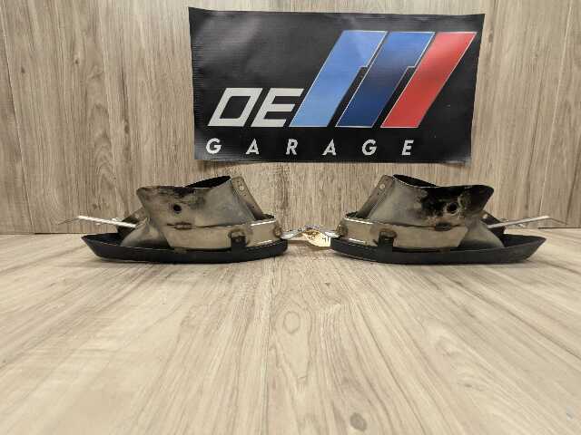 16-19 OEM BMW G11 G12 740 B58 Rear Left Right Tail Pipe Exhaust Muffler Tips SET