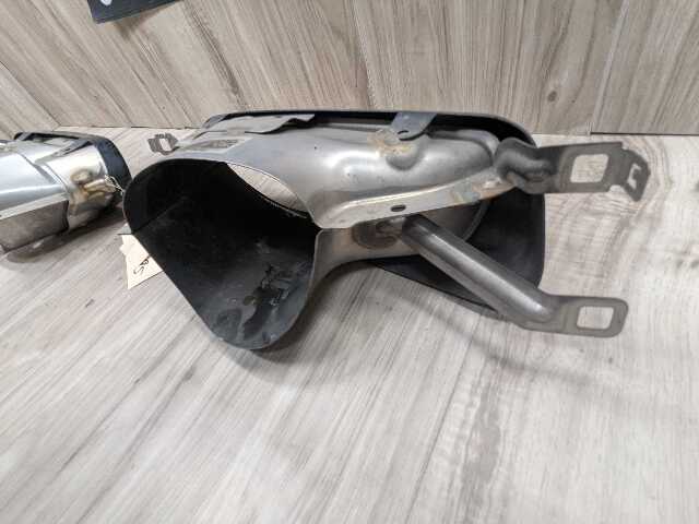 16-19 OEM BMW G11 G12 740 B58 Rear Left Right Tail Pipe Exhaust Muffler Tips SET