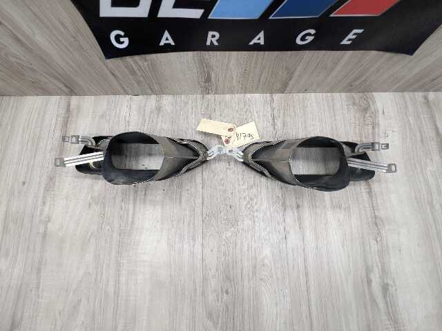 16-19 OEM BMW G11 G12 740 B58 Rear Left Right Tail Pipe Exhaust Muffler Tips SET