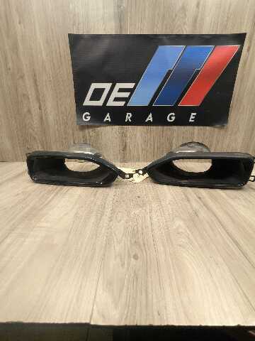 16-19 OEM BMW G11 G12 740 B58 Rear Left Right Tail Pipe Exhaust Muffler Tips SET
