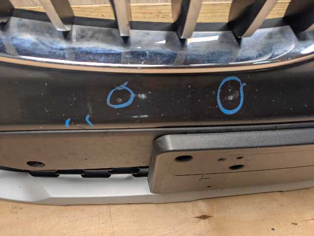 *16-19 OEM BMW F48 X1 Front Bumper Cover Panel w/ Grilles X-LINE Gray B39