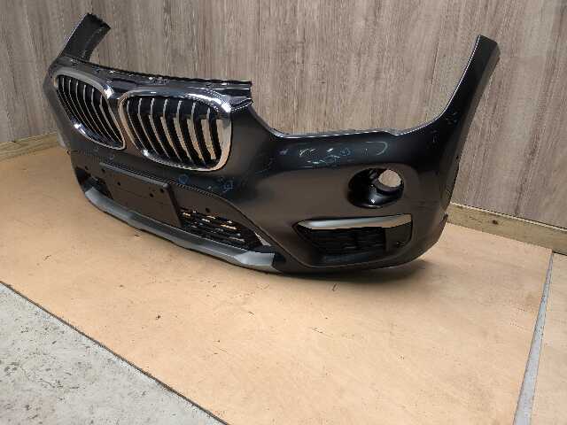 *16-19 OEM BMW F48 X1 Front Bumper Cover Panel w/ Grilles X-LINE Gray B39