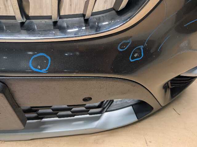 *16-19 OEM BMW F48 X1 Front Bumper Cover Panel w/ Grilles X-LINE Gray B39