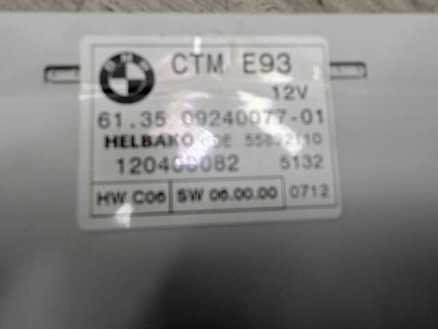 07-13 OEM BMW E93 M3 328 335 Convertible CTM Roof Folding Top Module Unit