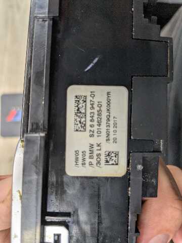 PRE-LCI OEM BMW G01 G02 X3 X4 Center Console Sport Traction Operating Switch
