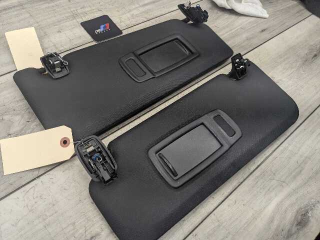 OEM BMW G01 G02 F97 F98 X3 X4 Left Driver Right Passenger Sun Visor Black SET