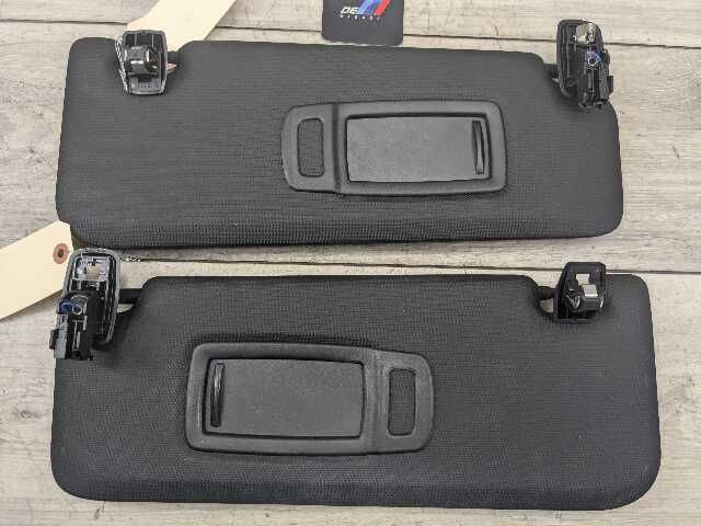 OEM BMW G01 G02 F97 F98 X3 X4 Left Driver Right Passenger Sun Visor Black SET