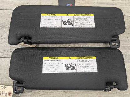 OEM BMW G01 G02 F97 F98 X3 X4 Left Driver Right Passenger Sun Visor Black SET