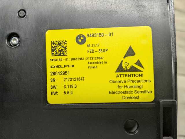 OEM BMW F97 G01 G05 G20 G30 Headliner Console Dome Light Control Roof Module