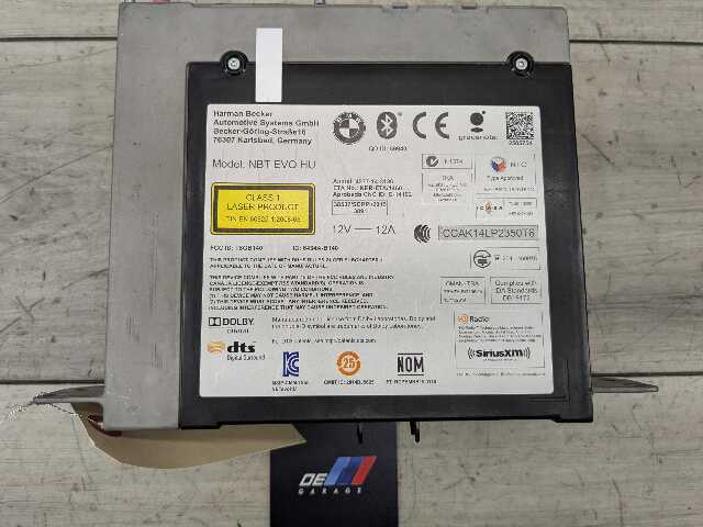 OEM BMW F90 G01 G12 G30 X3 M5 Navigation NBT EVO HU Radio Audio CD Head Unit 4.1