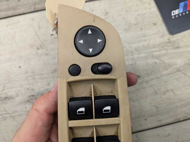 06-11 OEM BMW E90 E91 328 335 Left Driver Main Master Window Fold Switch Button