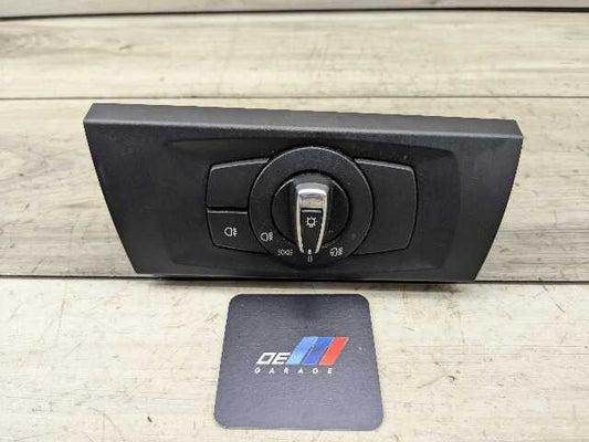 08-11 OEM BMW E82 E88 E90 E91 Headlight Switch Control Panel Light Module BLACK