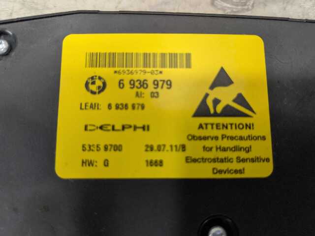 OEM BMW E90 E92 E93 328 335 Front Left Driver Seat Adjust Memory Control Switch