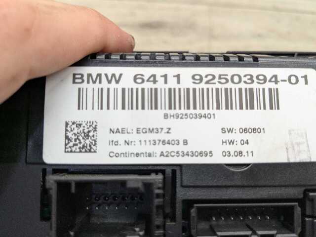 06-13 OEM BMW E82 E88 E90 E92 E93 328 335 AC Heater Climate Control Switch Panel