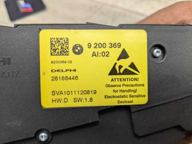 11-16 OEM BMW F10 528 535 550 Front Left Seat Adjustment Control Switch Memory
