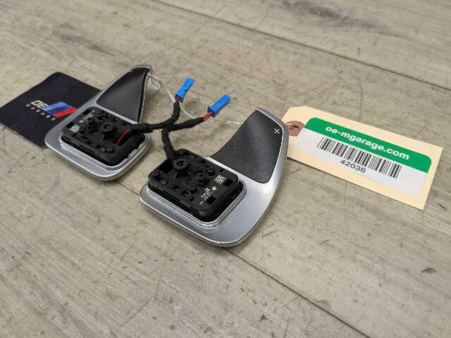 OEM BMW F06 F10 F12 F13 M SPORT Paddle Shifters Plus Minus Up Down Pair SET