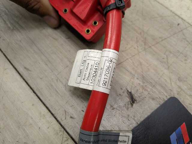 OEM BMW F02 F06 F10 F12 F13 M5 M6 Battery Plus Pole Terminal Positive Red Cable
