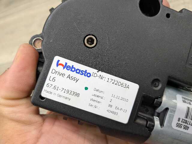 OEM BMW F02 F06 F10 F13 F16 F22 F30 F32 F36 F80 F82 Sunroof Glass Motor Drive