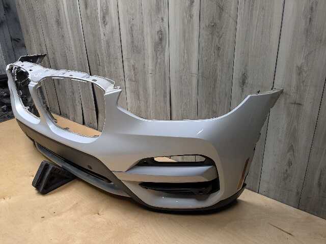 *18-21 OEM BMW G01 X3 30 BASIS Front Bumper Cover w/ Lower Grilles White A96