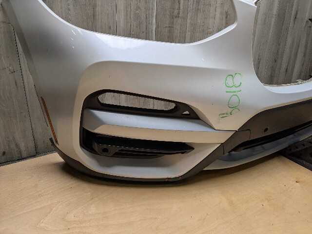 *18-21 OEM BMW G01 X3 30 BASIS Front Bumper Cover w/ Lower Grilles White A96