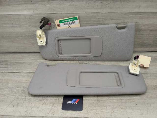11-16 OEM BMW F10 528 535 550 Front Left Right Interior Sun Visor Pair SET Beige